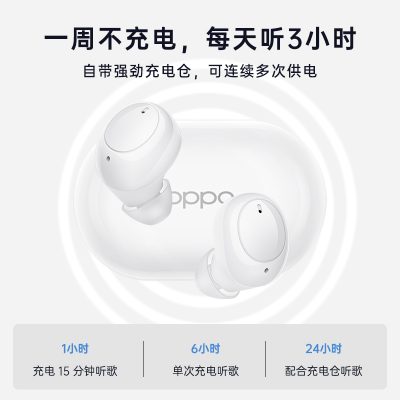 Tai nghe bluetooth Oppo thời lượng pin siêu dài 2021 mới true wireless in ear giảm ồn game thể thao thể thao nam nữ chất lượng âm thanh tốt tai nghe bluetooth không dây 5.2 chính thức hàng đầu
