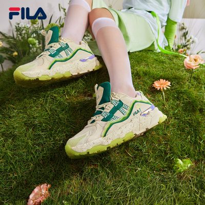 FILA Fila chính thức của phụ nữ giày bố 2022 mùa xuân và mùa hè hoa chuông mới trên bầu trời sao giày thường giày thể thao