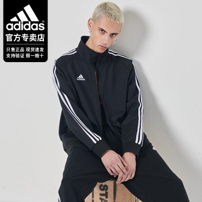 áo khoác adidas adidas nam và nữ cặp đôi trang web chính thức hàng đầu trang phục thể thao giản dị cổ điển mùa xuân và mùa thu áo khoác mỏng