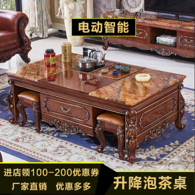 Bàn ghế phòng khách nhập khẩu, phong cách sang trọng, cổ điển. Tính năng nâng hạ thông minh, sáng tạo.