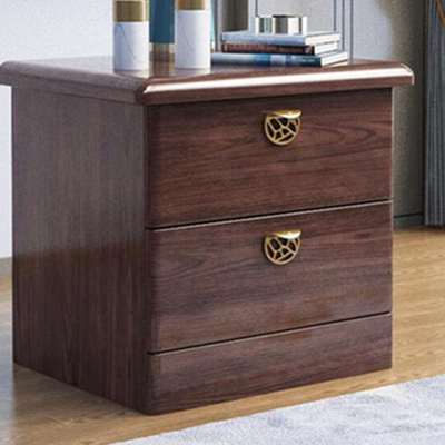 Tủ đầu giường bằng gỗ rắn ngăn kéo đơn chân cao tủ đầu giường phòng ngủ ánh sáng sang trọng mới Trung Quốc sáng tạo tủ lưu trữ đầu giường sáng tạo