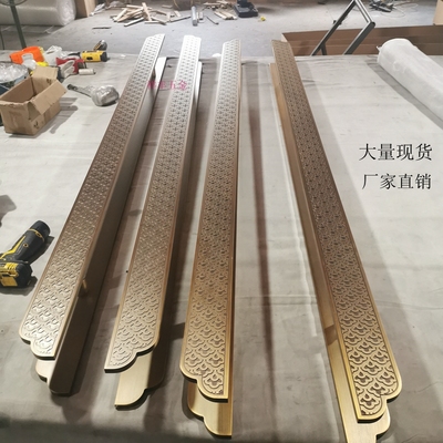 Tay nắm cửa kiểu cổ Trung Quốc bằng đồng màu đen cửa kính mở hai lần tay nắm cửa gỗ dài lan can chạm khắc mây tốt lành