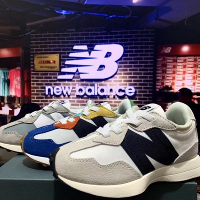 Giày trẻ em năng động New Balance Nb327 giày thể thao bé trai và bé gái lưới mùa hè giày chạy bộ thoáng khí cho trẻ em cỡ lớn, vừa và nhỏ