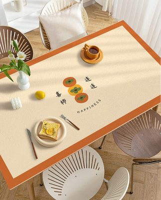 Khăn trải bàn trà cao cấp nhẹ sang trọng không thấm nước, chống dầu, không giặt và chống bong tróc khăn trải bàn bằng da PVC khăn trải bàn hình chữ nhật