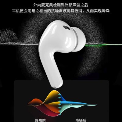ANC chủ động giảm tiếng ồn tai nghe bluetooth true wireless cao cấp mẫu mới 2022 phù hợp với Apple iPhone13 ba thế hệ pin cực dài pro in-ear nam 12 Huaqiang North Luoda 1562a
