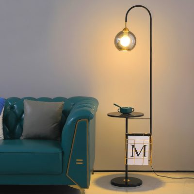 Lưu trữ đèn sàn phòng khách phòng ngủ bàn đầu giường một đèn thủy tinh sang trọng ghế sofa cổ điển bên cạnh bàn cà phê bàn sạc đèn bàn