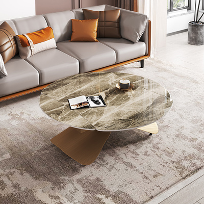 Bàn cà phê nâng hạ thông minh bằng đá phiến bàn ăn kép phòng khách chung cư nhỏ tích hợp điện đa chức năng tiết kiệm không gian