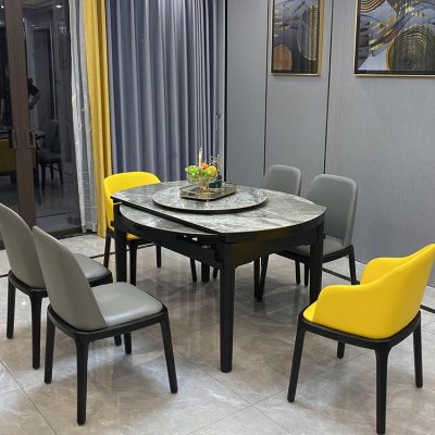 Bàn ăn hiện đại nhập khẩu, bàn ăn gấp tiết kiệm diện tích.