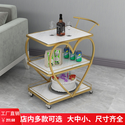 Khách sạn nhà hàng thẩm mỹ viện cửa hàng 4S xe đẩy di động xe giao hàng ba tầng xe rượu xe trà bánh xe bán bánh snack