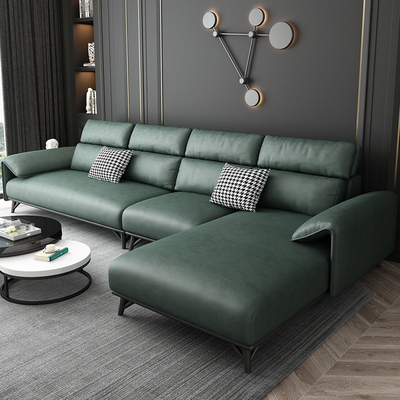 Sofa vải phòng khách công nghệ tự làm sạch kích thước căn hộ chung cư nhẹ nhàng sang trọng phong cách Bắc Âu sofa đơn giản hiện đại