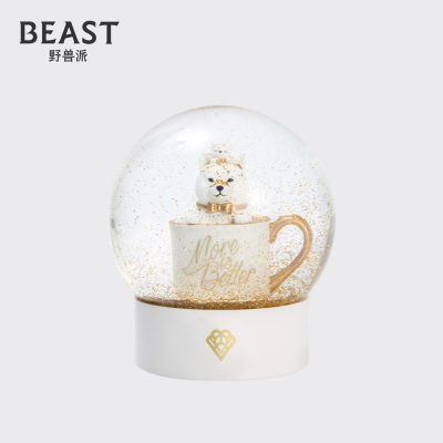 THEBEAST / bạo lực gia phụ kiện tài năng và vẻ đẹp đôi trang trí quả cầu pha lê thủy tinh đầy đủ món quà sinh nhật đám cưới