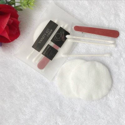 Vật tư khách sạn gói chăm sóc dùng một lần du lịch tăm bông cầm tay dũa móng tay mỹ phẩm 100 bộ có thể được tùy chỉnh