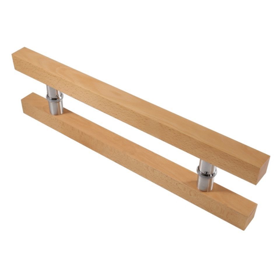 Tay nắm cửa kính cửa gỗ chắc chắn nhập khẩu màu đen log chữ cái tay nắm cửa gỗ LOGO tùy chỉnh tại chỗ (4)