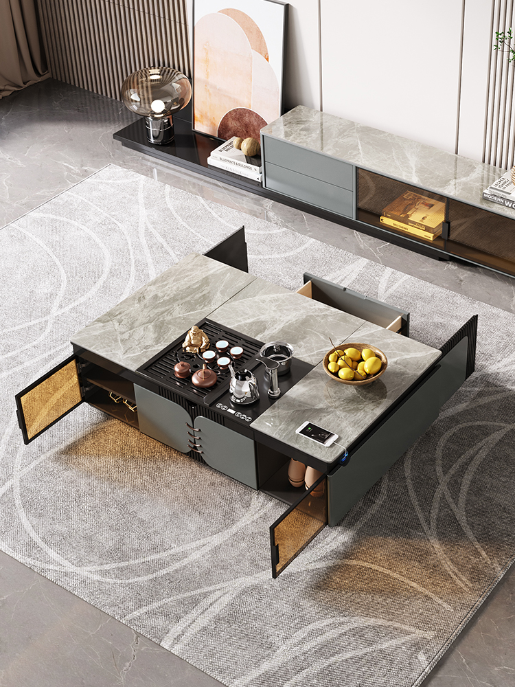 bàn trà hiện đại, nâng hạ tự động, thông minh (5)