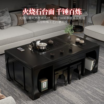 Bàn trà thông minh, hiện đại, tính năng nâng hạ mặt bàn sáng tạo.