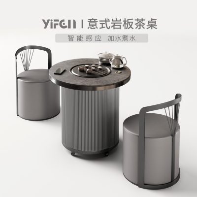 Bàn trà tròn, nhỏ gọn, tiết kiệm diện tích. Hàng nhập khẩu cao cấp.