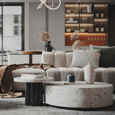 Bộ sofa nhập khẩu, hiện đại, tối giản, sang trọng, lịch sự.