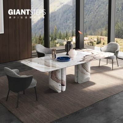 Bàn ăn mặt đá phiến cao cấp nhập khẩu.