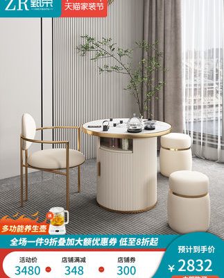 Bàn trà tròn nhỏ gọn, tiện lợi, phù hợp để những chỗ diện tích nhỏ