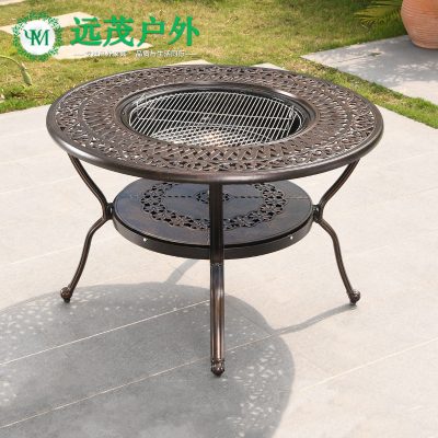 Bàn bếp nướng nhôm đúc sân vườn nhập khẩu.
