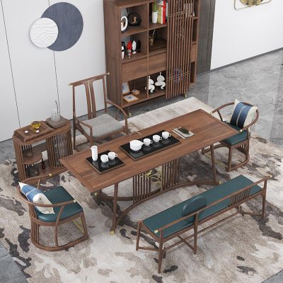 Bàn trà gỗ nguyên khối Trung Quốc nhập khẩu.