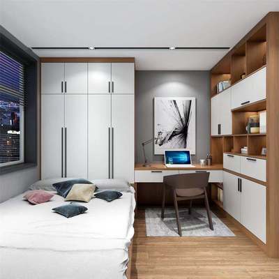 Tủ quần áo tùy chỉnh Bắc Kinh tổng thể thỏ toàn bộ nội thất phòng ngủ tùy chỉnh ánh sáng sang trọng mở tủ áo choàng