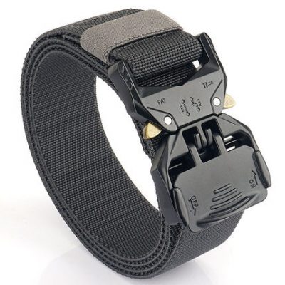 Thắt lưng chiến thuật ngoài trời của nam giới Thắt lưng đàn hồi Nylon bện dây nịt của Người trẻ tuổi Quần áo bảo hộ lao động giản dị Quần vải Tide