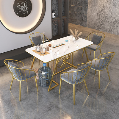 Đơn giản và hiện đại ánh sáng sang trọng bàn trà đá bàn trà một mảnh tự động pha nước bàn ghế bộ bàn ghế ban công nhà văn phòng