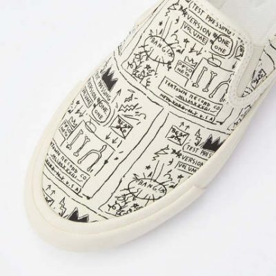 Uniqlo UT Nam / Nữ Giày vải thường Basquiat (Giày trượt) 451107 UNIQLO
