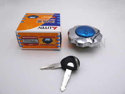 Liyen Liyan CG125 nắp bình xăng xe máy nắp bình xăng khóa phụ kiện động cơ phụ tùng đầu khóa bình xăng