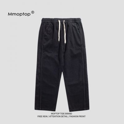 MMOPTOP mùa hè hợp thời trang quần nam quần âu rộng rãi quần yếm nam tất cả các kết hợp quần thẳng nam quần nam