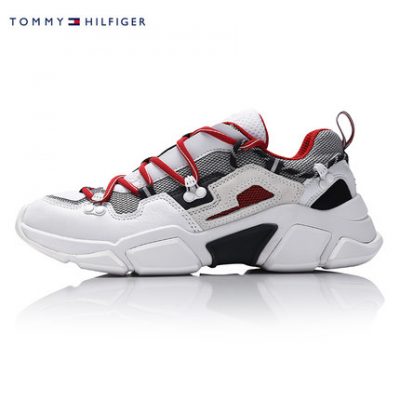 TOMMY HILFIGER nam giới mùa xuân và mùa thu khâu lưới giày cha giày thường FM0FM02580