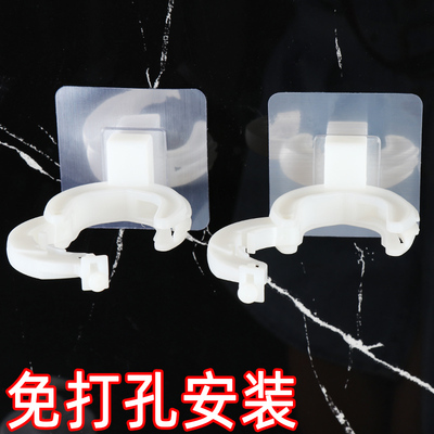 Phòng tắm phòng tắm móc miễn phí đấm tường dính móc vá sữa tắm kẹp cố định clip phòng tắm đồ lưu trữ