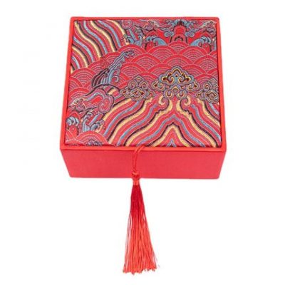 Lễ hội thuyền rồng hộp quà gói gói cổ hộp quà hộp đựng gia vị ví thổ cẩm Hộp phong cách Trung Quốc Hộp lưu trữ cao cấp