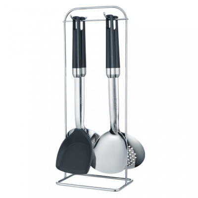 Ai Shida xẻng thìa bộ đồ dùng nhà bếp bằng thép không gỉ đồ dùng nhà bếp đầy đủ bộ thìa xẻng nấu ăn gia đình thìa xẻng