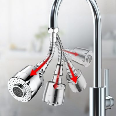 Vòi vòi chống giật gân đầu mở rộng nhà bếp tạo tác nước chống bắn tung tóe vòi sen vòi sen tăng áp đa năng đầu lọc kéo dài