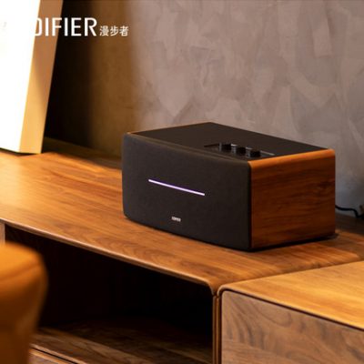 EDIFIER / Wanderer D12 loa gỗ bluetooth không dây máy tính đa phương tiện 5.0 âm thanh không dây di động trong nhà ngoài trời bằng gỗ một mảnh loa siêu trầm âm thanh vòm chất lượng cao