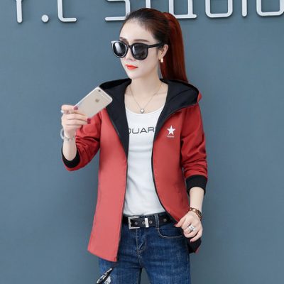 Áo khoác của phụ nữ mùa xuân và mùa thu 2020 áo ngắn mới quần áo mùa thu của phụ nữ mùa thu và mùa đông tất cả các trận đấu phụ nữ áo khoác mùa thu giản dị