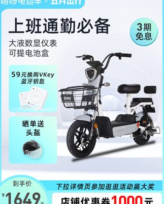 Xin chào xe điện tiêu chuẩn quốc gia mới xe đạp 48V ánh sáng du lịch đi làm thêm xe điện thông minh cách dính H3PLUS