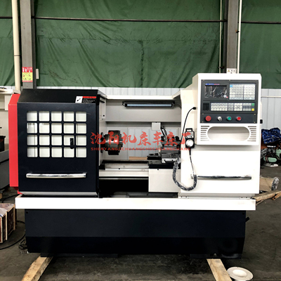 Máy công cụ Shenyang CK6140 Máy tiện CNC nằm ngang hạng nặng tổng thể trục chính chuyển đổi tần số điều chỉnh tốc độ chính xác cao