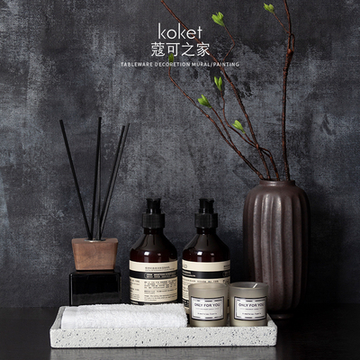 Koket Koket mô hình phòng tắm Bắc Âu đặt chậu rửa khay trang trí hương liệu đạo cụ đồ vệ sinh cá nhân