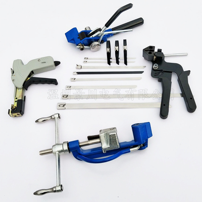 Công cụ buộc bằng thép không gỉ bằng kim loại máy thắt đai thắt lưng ratchet-LQA nhà sản xuất máy siết đai đóng gói