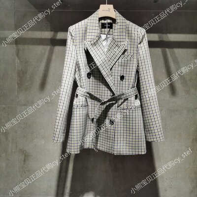 Spot Mind Bridge áo khoác thắt lưng nữ phù hợp với mùa xuân mới 2022 chính hãng MWJK221C-1680