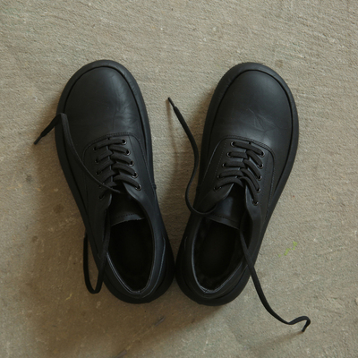 Cửa hàng quần áo nam SOUTHPAW + 1 mùa xuân sản phẩm mới cho giới trẻ Nhật Bản đầu tròn dụng cụ hàng ngày giày da thông thường văn học cơ bản