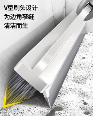 Bàn chải phòng tắm nhà vệ sinh tay cầm dài khoảng cách làm sạch sàn gạch không có góc chết lông cứng dụng cụ tạo tác chổi lau nhà