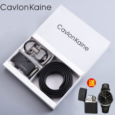 Thắt lưng nam da nam khóa tự động trẻ trung thời trang quần da bò nguyên tấm xu hướng thắt lưng phiên bản hàn quốc của thắt lưng hợp kim tất cả các kết hợp