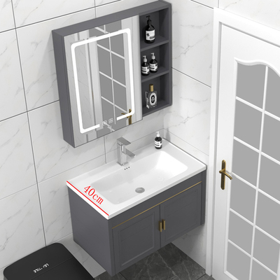 Không gian nhôm căn hộ nhỏ hẹp và kích thước nhỏ một mảnh mặt bàn chậu gốm chậu rửa tay chậu rửa tủ phòng tắm 40cm