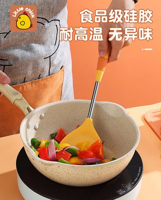 Thìa chống dính nồi silicone thìa nấu ăn thìa nhiệt độ cao chống đóng cặn nhà bếp gia dụng thìa rán thìa rán đặc biệt bộ đồ dùng nhà bếp