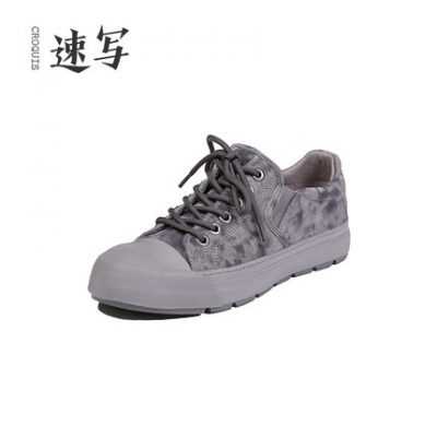 Sketch nam giới đầu mùa xuân thời trang giản dị xu hướng giày vải đế thấp giày thể thao giày nam 8J9510050