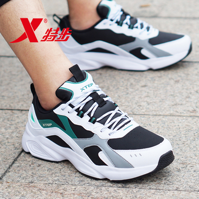 Xtep nam giày lưới giày bố nam mùa xuân và mùa hè giày thể thao thanh niên thương hiệu nổi tiếng thương hiệu nam thương hiệu giày bình thường mùa xuân